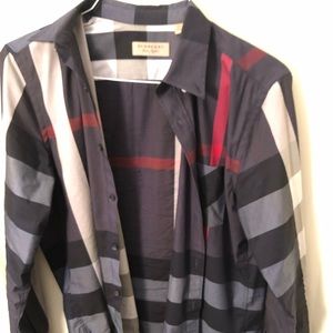 Burberry Plaid Button Up